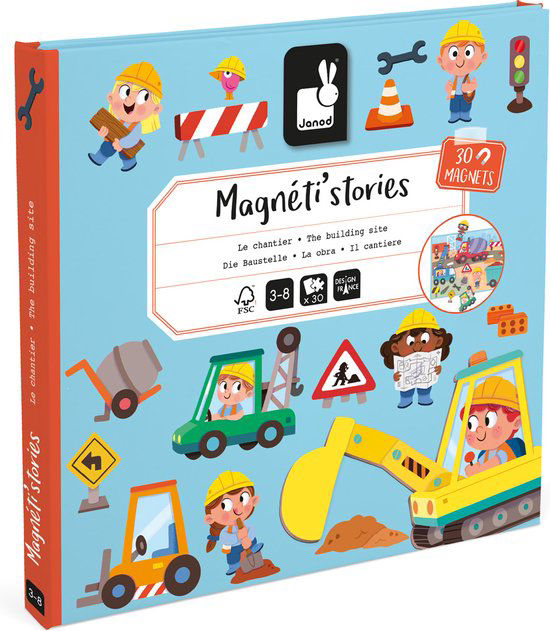 Janod - Magneti Stories - Bouwplaats