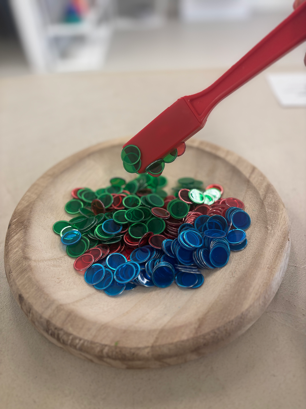 Los zakje magnetische fiches (100 stuks)