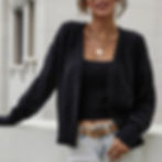 Chic Cable Knit Tube Top + Cardigan Set