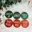 Thumbnail: Holiday Decorative Ceramic Coasters