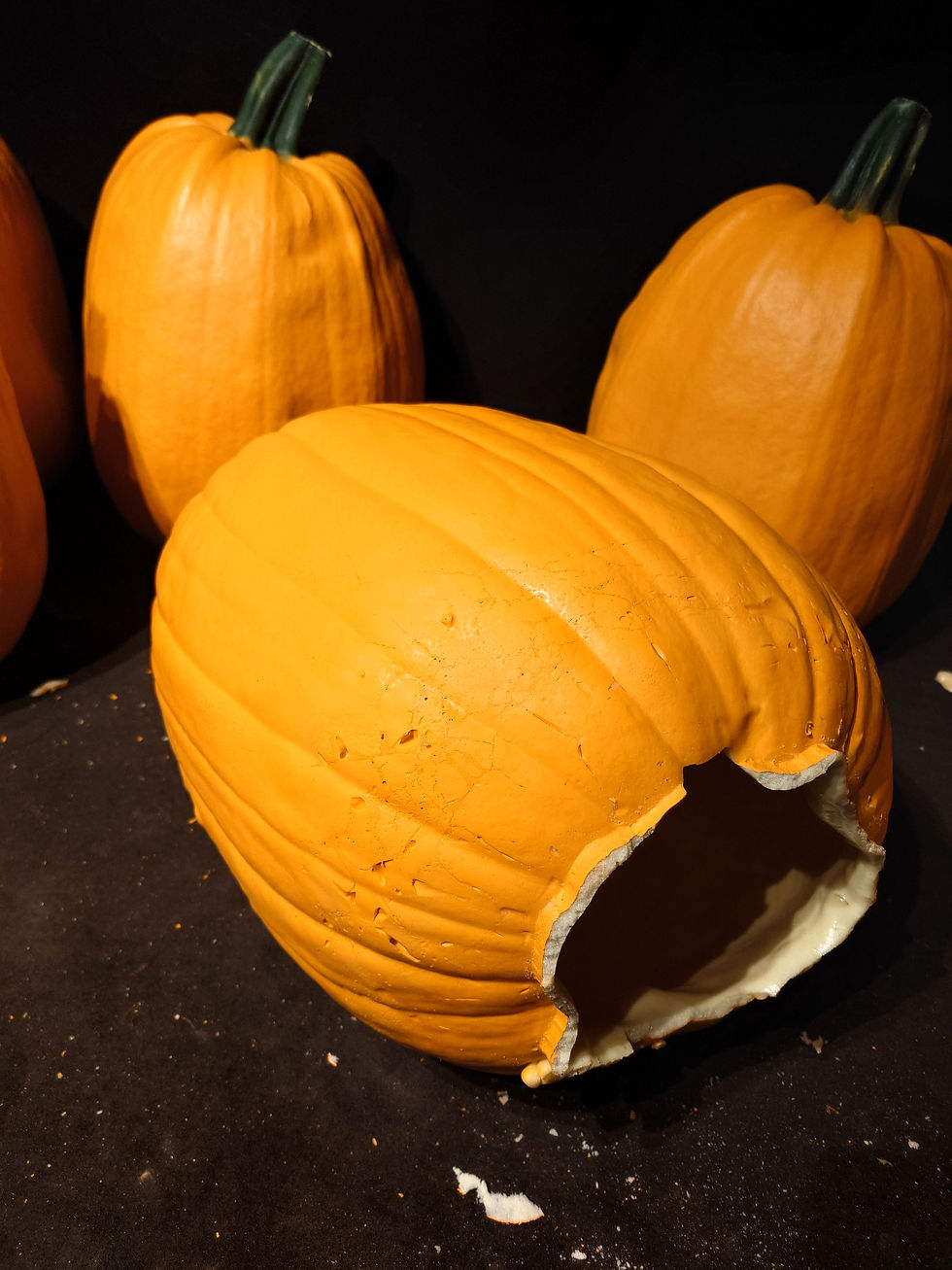 Thumbnail: 2 Foam Pumpkins (Bin Pumpkin)