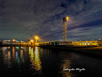 2月28日 ドローン安全講習受講前後の南港