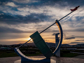 小さな公園・伊丹AP上空