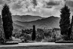 公園のエントランス