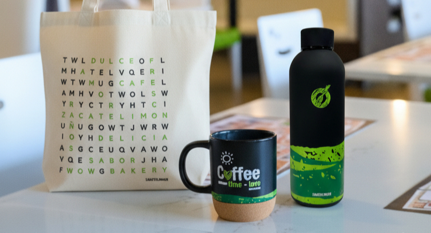 Arranged Food and Objects