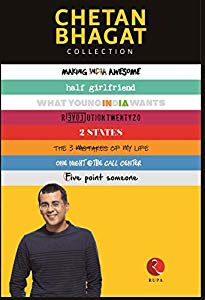 Chetan Bhagat Slip Case: 8 Titles