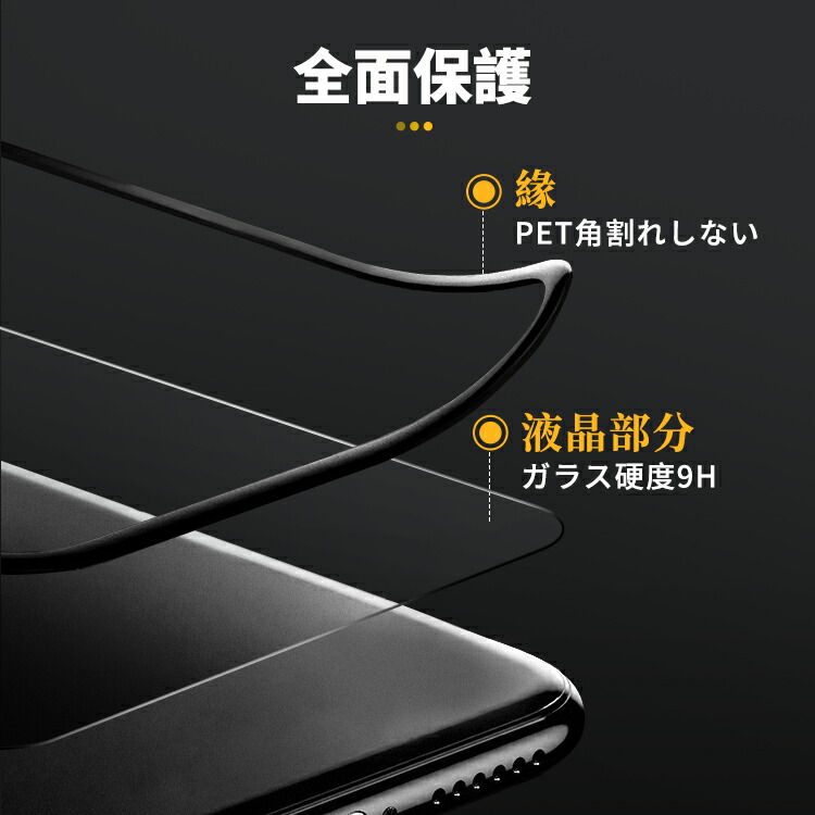 サムネイル： iPhone 保護フィルム ガラスフィルム アンチグレア/マットタイプ　全面保護