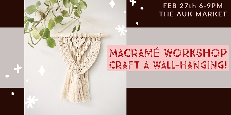 Macramé Wall Hanging Workshop