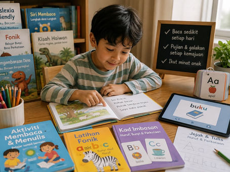 Buku dan Bahan Bacaan Sesuai untuk Anak Dyslexia