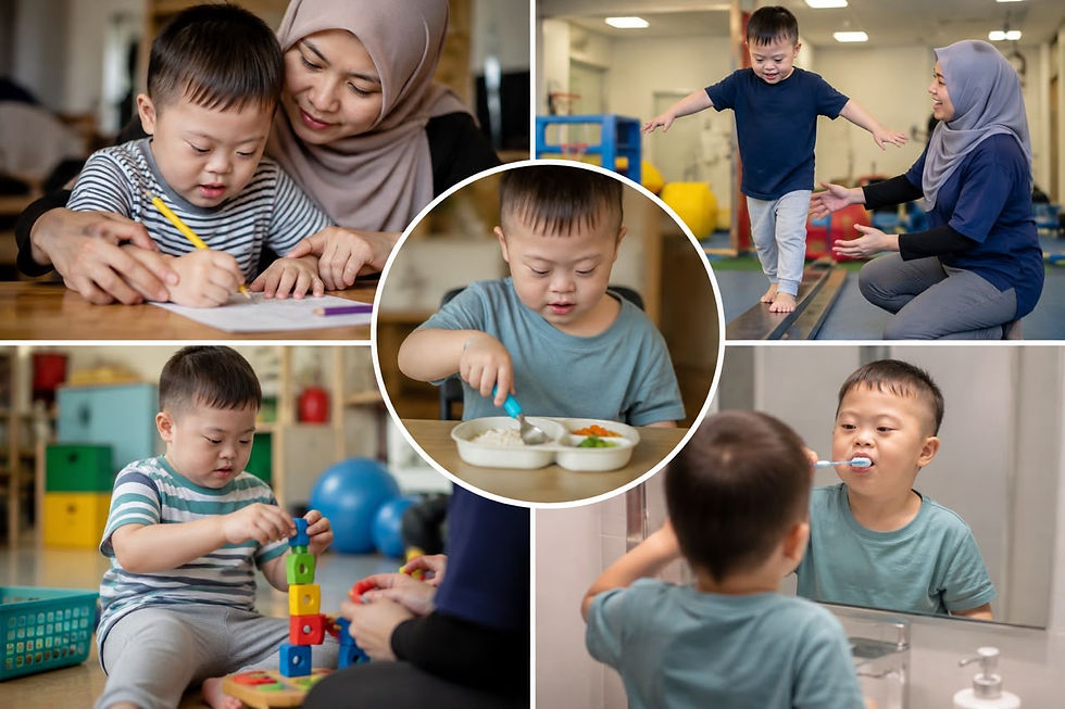 PERANAN TERAPI OCCUPATIONAL (OT) UNTUK ANAK DOWN SYNDROME