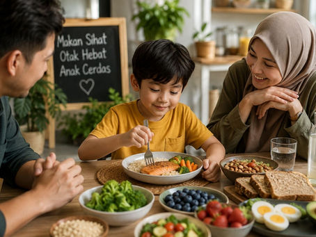 Pemakanan Sihat Untuk Sokong Perkembangan Otak Kanak-Kanak