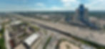 Drone Photo of Memorial City with the Houston Skyline in the background