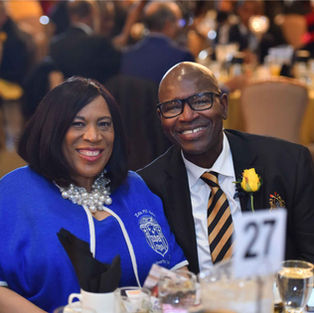 Bro. Brown & wife at MLK Breakfast