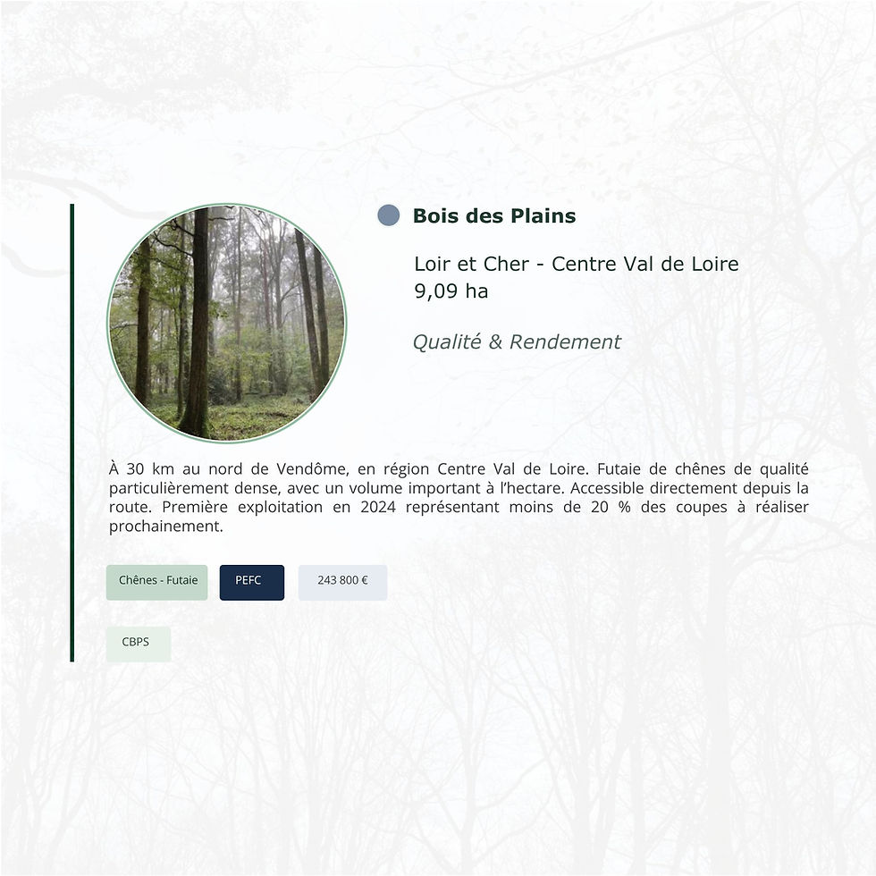 Fiche du terrain Les Monts de Blond