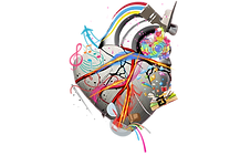 Boldly Evolving Heart Logo with tagline "We Don't Shrink We Shine"