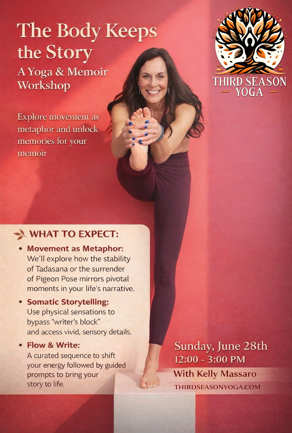 The Body Keeps the Story: A Yoga & Memoir Writing Workshop
