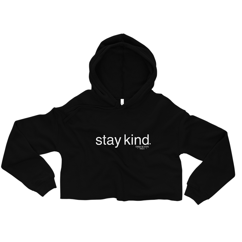Thumbnail: Stay Kind Crop Hoodie