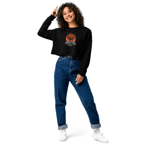 TSY Logo Cropped Sweatshirt | Third Season Yoga