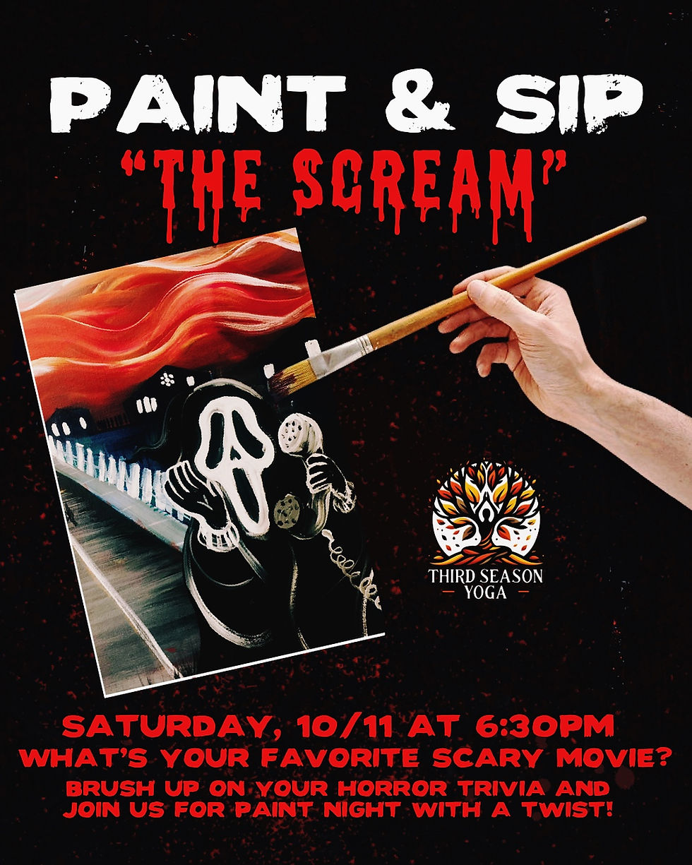 Paint and Sip: The Scream