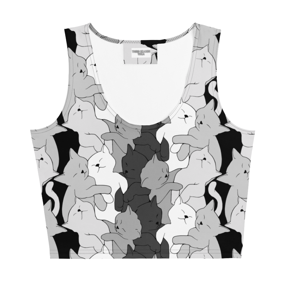 Kitten Yoga Crop Tank