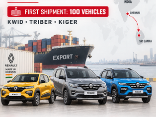 Renault India restarts Sri Lanka exports with Kwid, Triber and Kiger