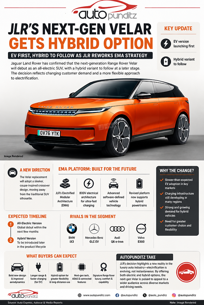 Velar Power JLR Rewrites Its EV Roadmap: Next-Generation Velar to Offer Both ...