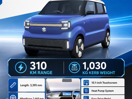 Suzuki e Sky electric kei car with 310 km claimed driving range and 1,030 kg kerb weight