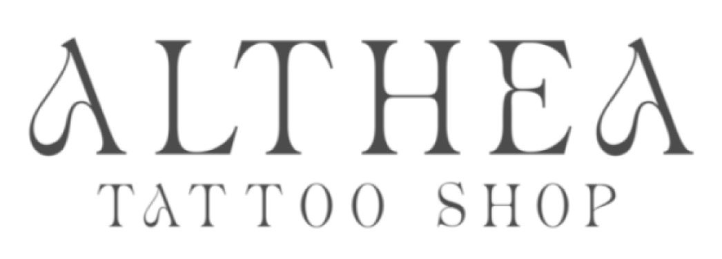 Althea Tattoo Shop Logo vert