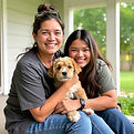 vadas angels foster parent with puppy at their house.jpg