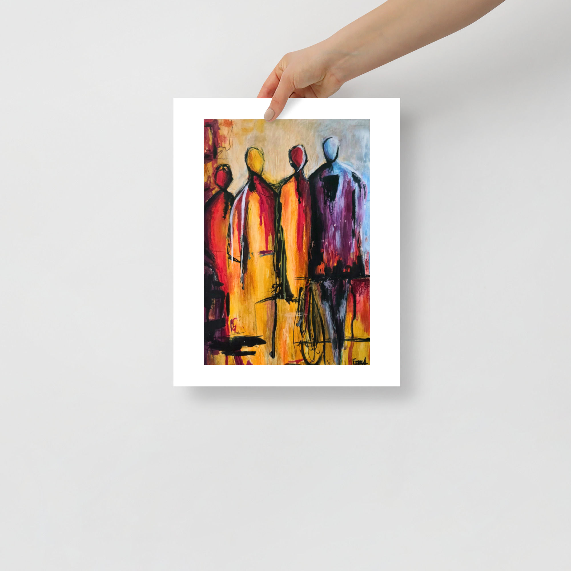 11 x 14in Fine Art Print: Standing Together
