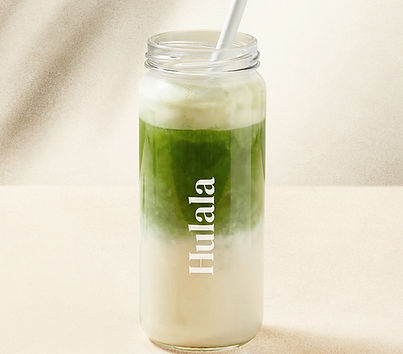 iced matcha latte