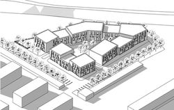 koncept řešení zástavby bytových domů, Concept for residential building development