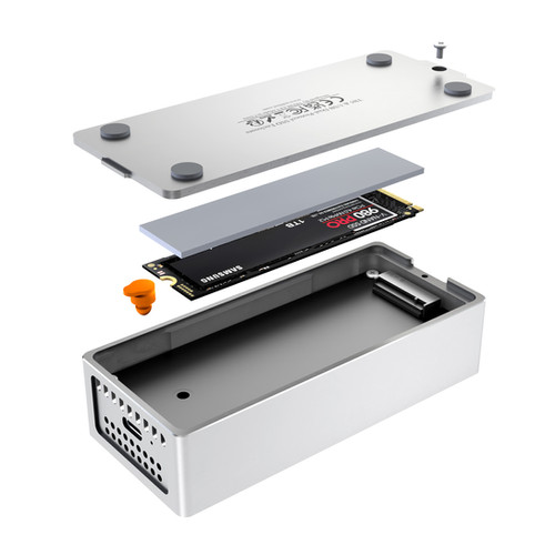 ACASIS TB501Pro/Thunderbolt5 SSDエンクロージャー ACASIS TB501 Pro Thunderbolt 5 80Gbps PCIe Gen 5 NVMe SSD M