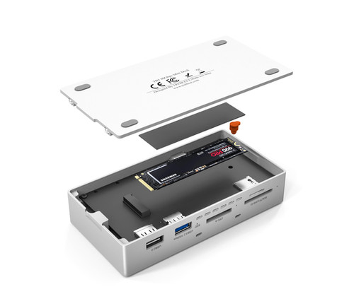 8-in-1 USB4v2 80Gbps Portable Docking Station Compatible with