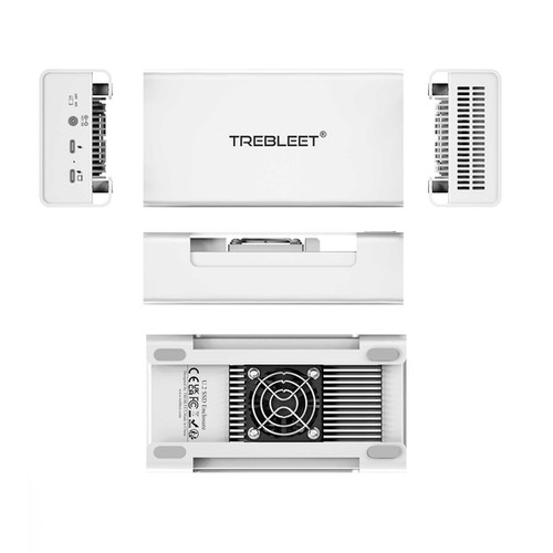 Thunderbolt 5 to U.2/3 NVMe SSD Enclosure, Up to 7000Mb/s | TREBLEET