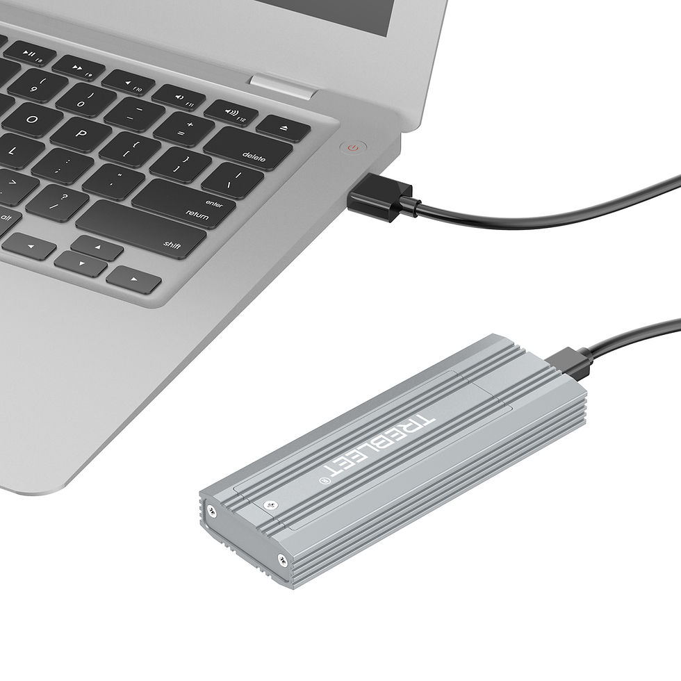 Thumbnail: M.2 NVMe SSD Enclosure ,10Gbps USB-C to PCIe NVMe M.2 Hard Drive Enclosure