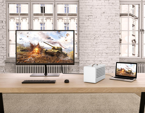 【美品】TREBLEET eGPU エンクロージャ Compact USB4 40Gbps Compatible with Thunderbolt 4 eGPU