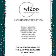 Wilderness Trails Zoo - New Hours of Operation!