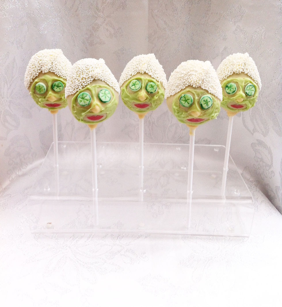 Spa Day Cake Pops