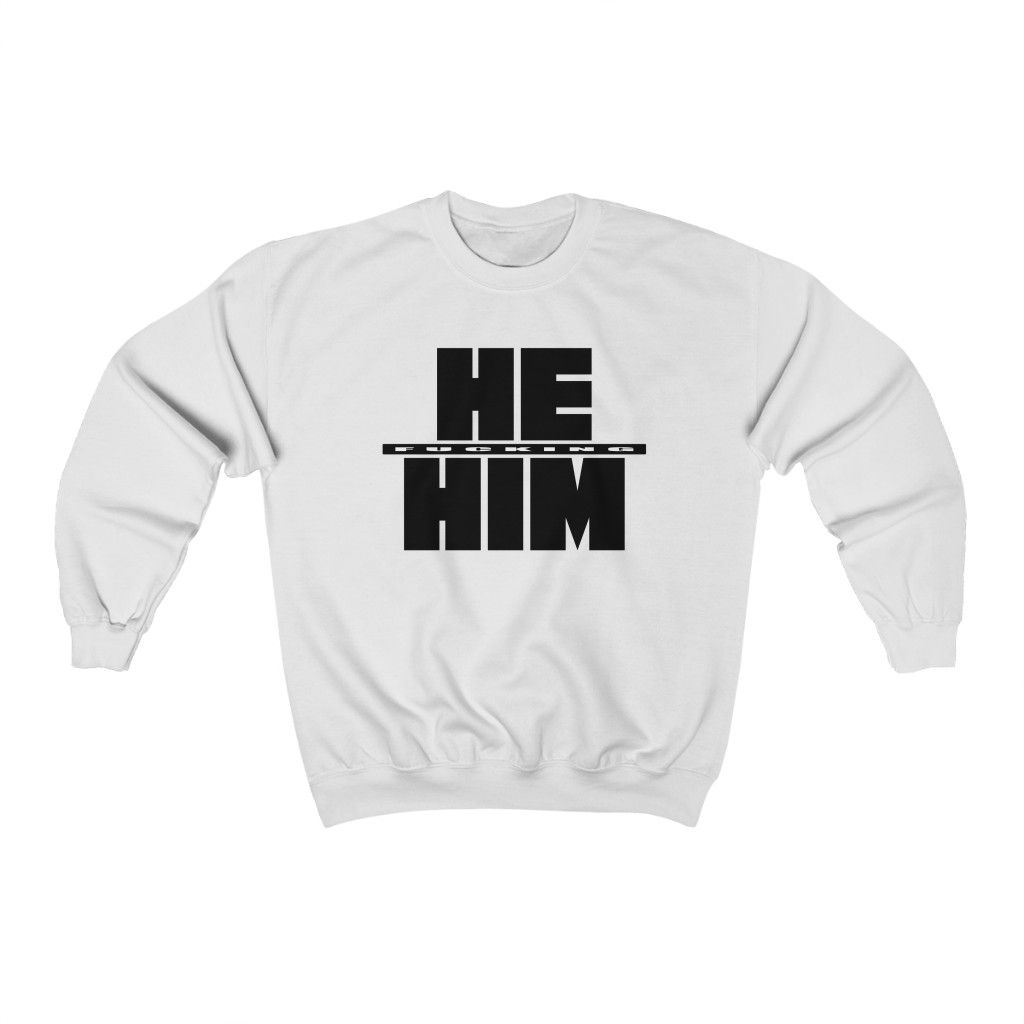 Boldnouns He Him Unisex Heavy Blend™ Crewneck Sweatshirt