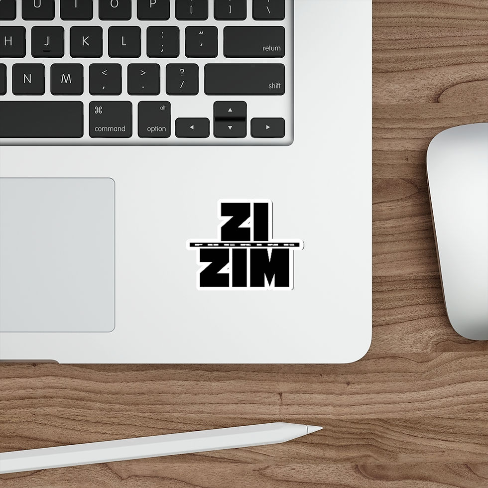 Thumbnail: Boldnouns Zi Zim Die-Cut Stickers