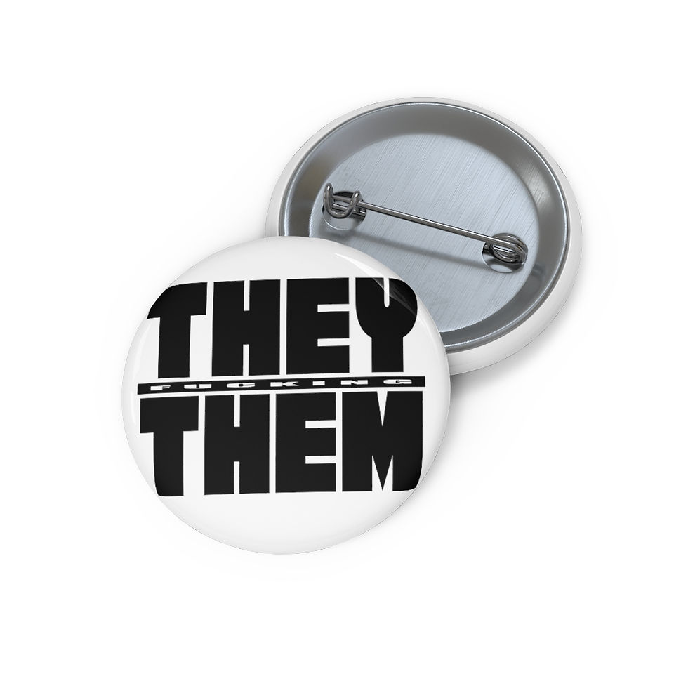 Thumbnail: Boldnouns They Them Custom Pin Buttons