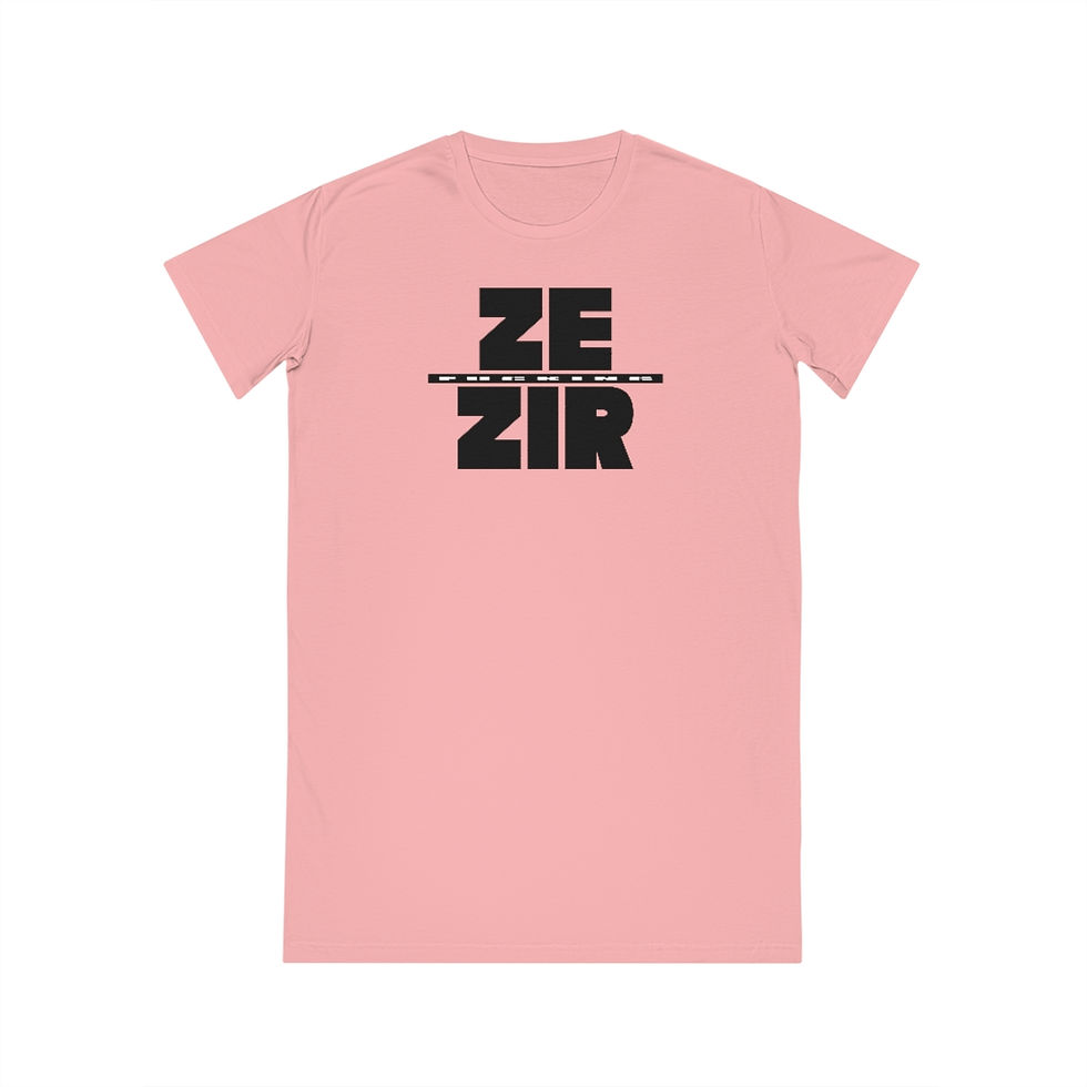 Thumbnail: Boldnouns Ze Zir Spinner T-Shirt Dress