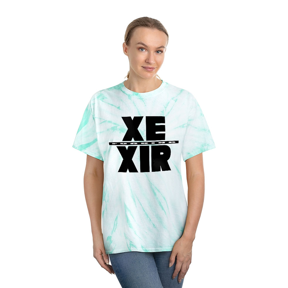 Thumbnail: Boldnouns Xe Xir Tie-Dye Tee, Cyclone