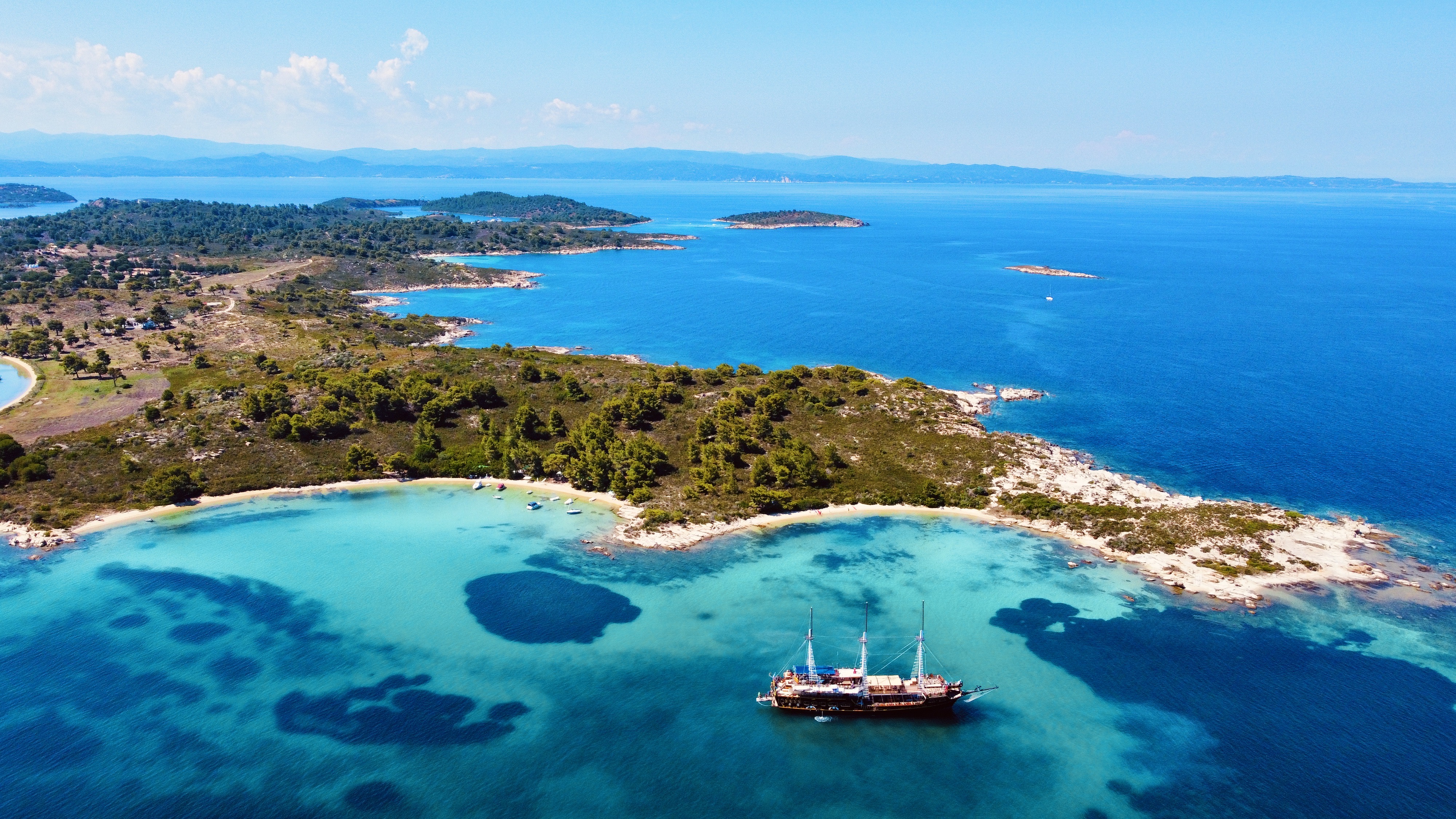 Vourvourou coastline