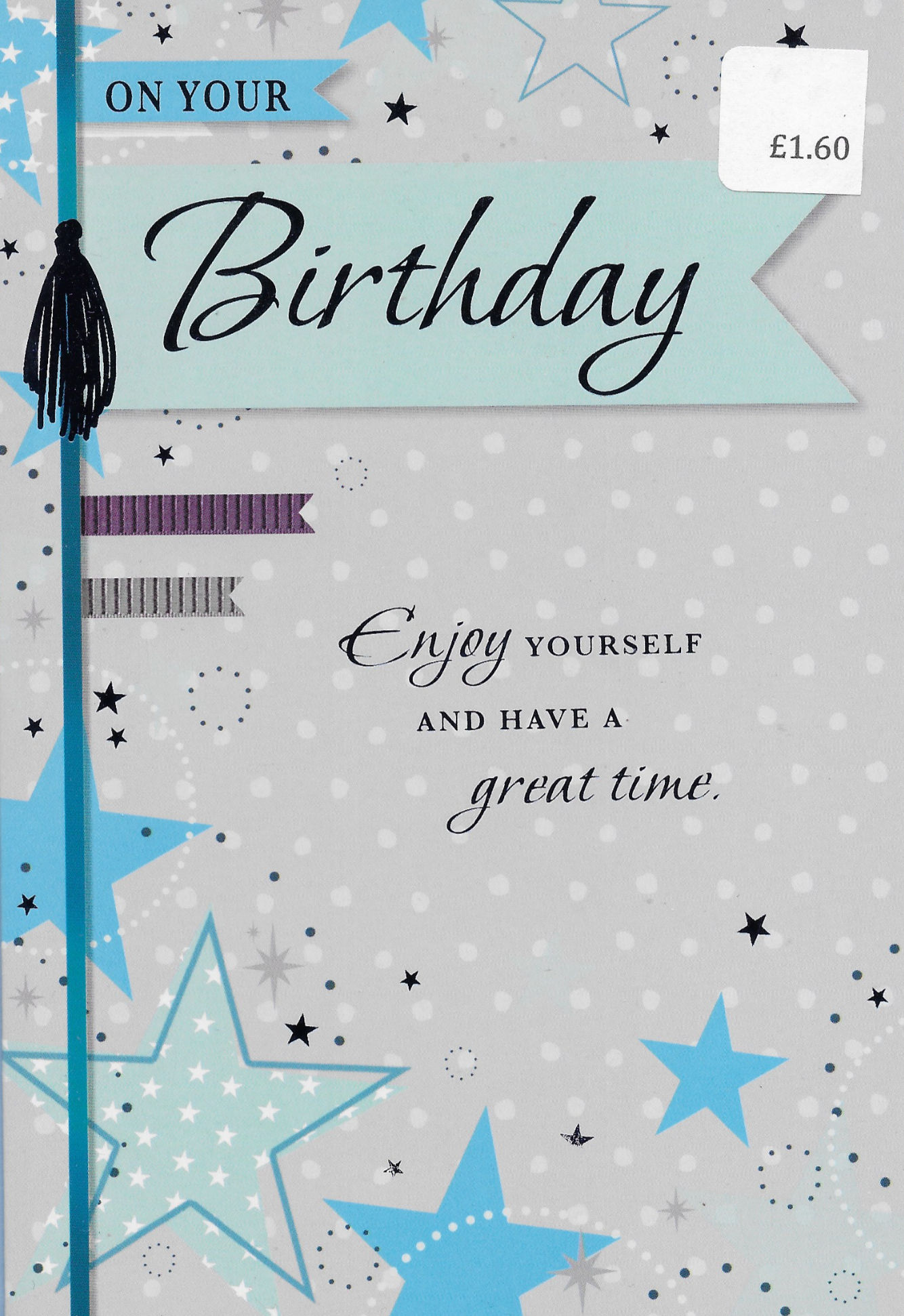 A Male birthday card