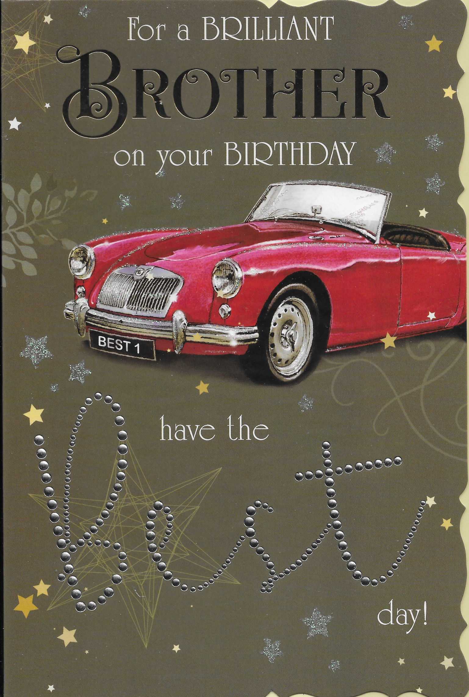 A Brother birthday card