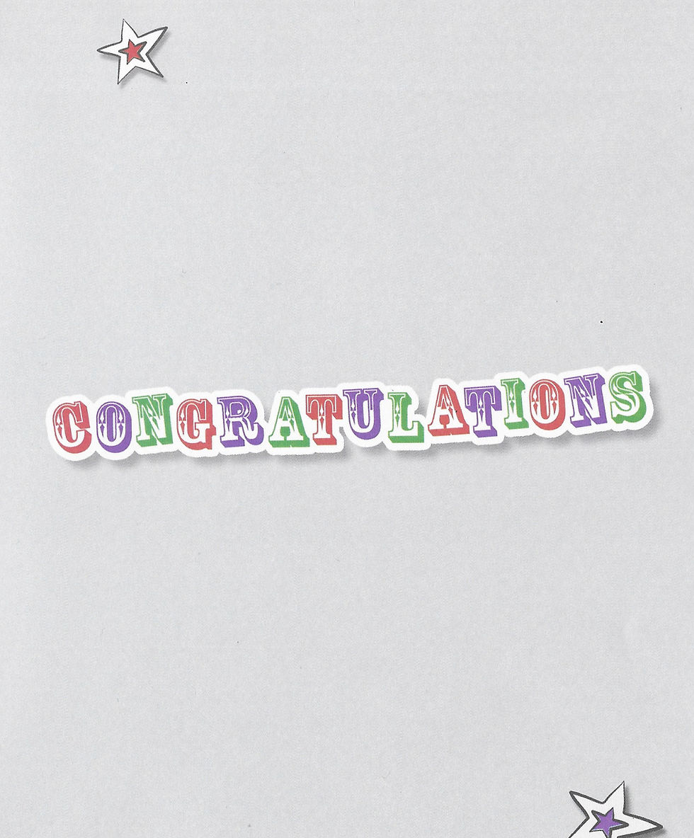Thumbnail: A Congratulations card