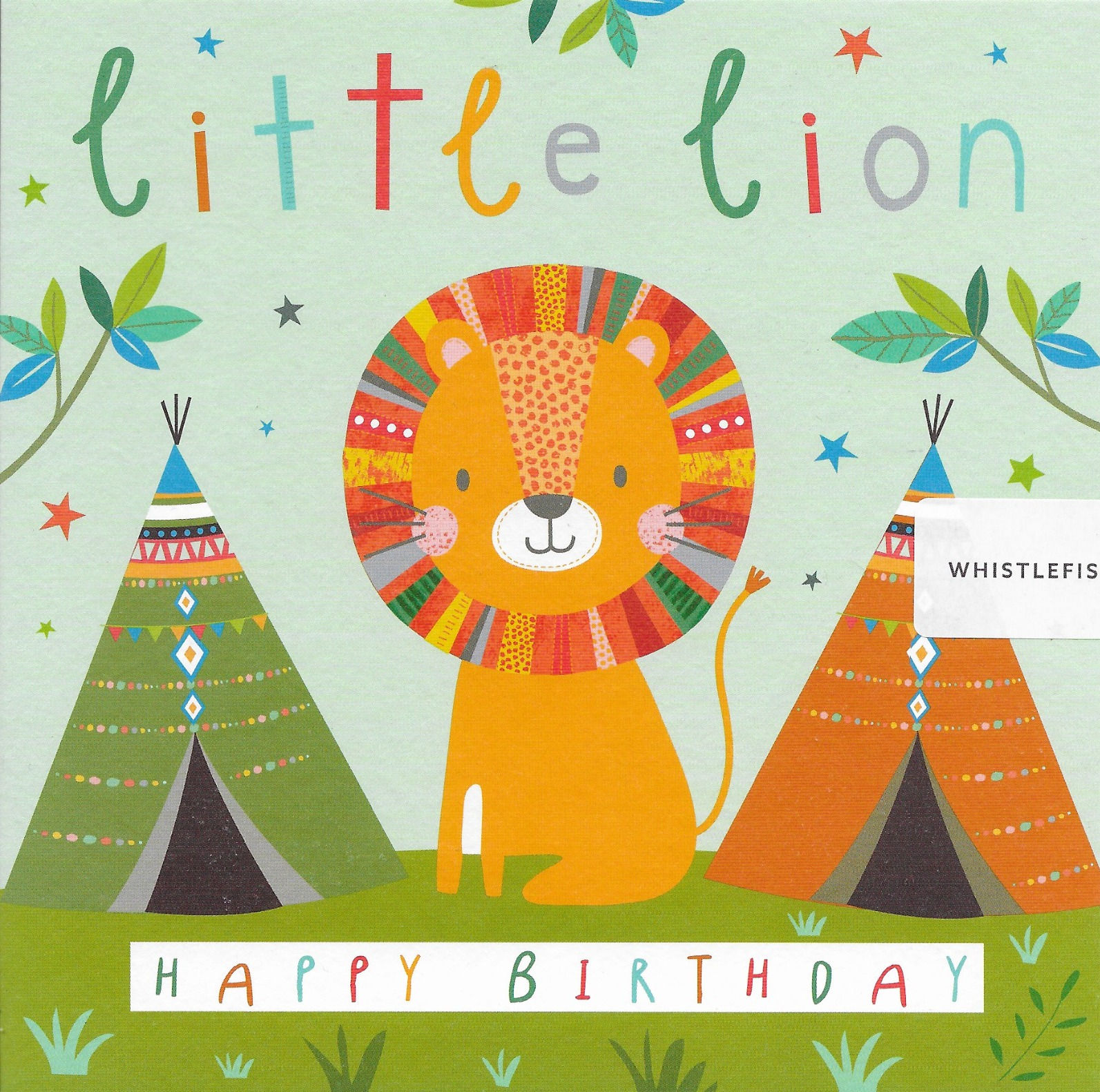 A birthday card "Little Lion"