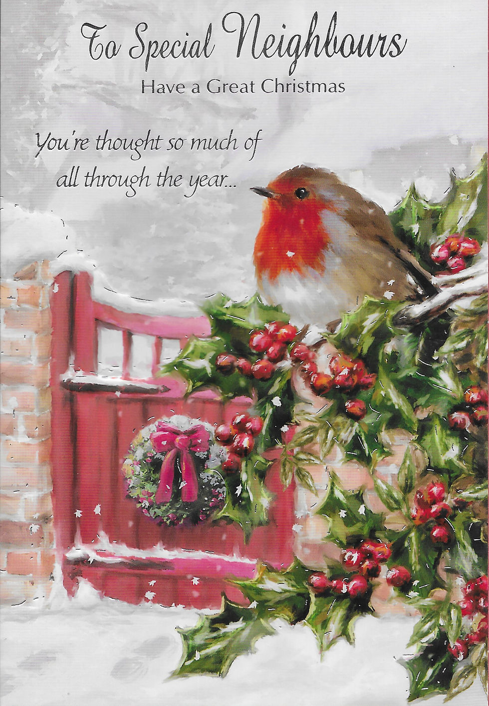 A Neighbours Christmas card